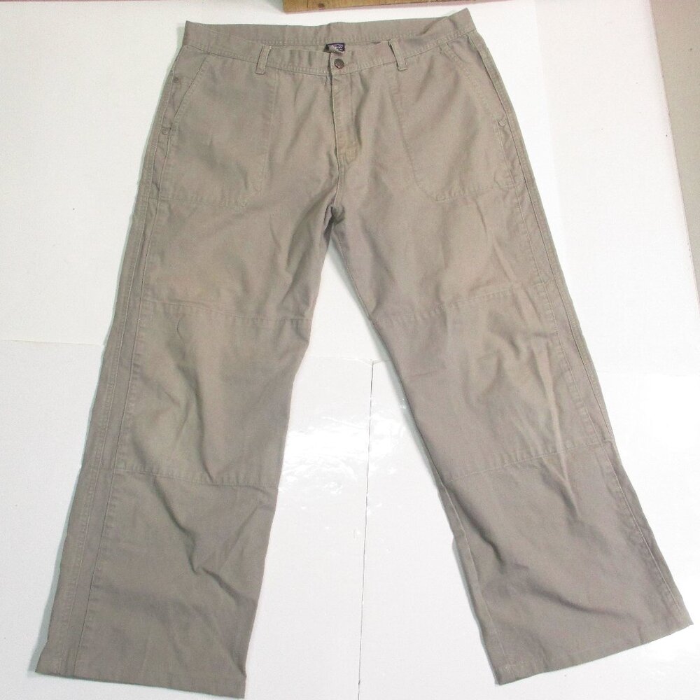 Patagonia Performance Twill Jeans Mens Straight Khaki Organic Cotton Size 38
